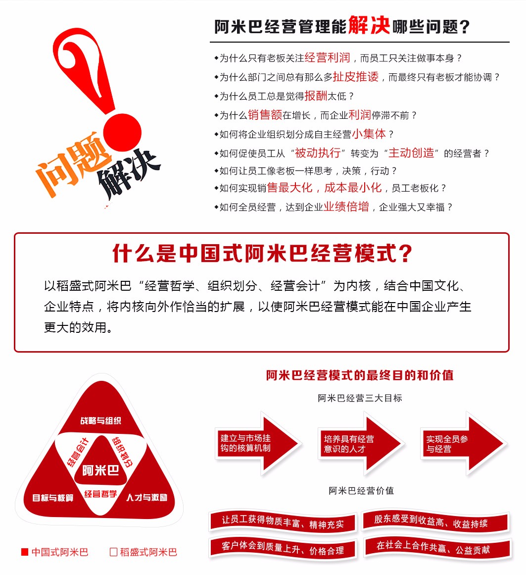 阿米巴经营咨询方案班-人人成为经营者-中国式阿米巴实施 指南 阿米巴 咨询模式